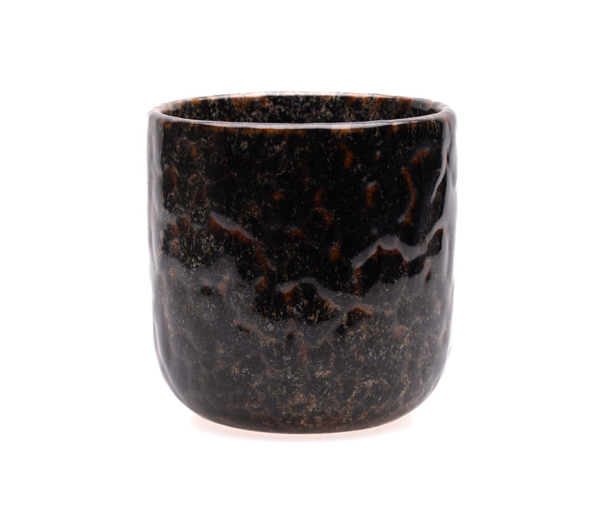 Black Glazed Ceramic Jar 650ml