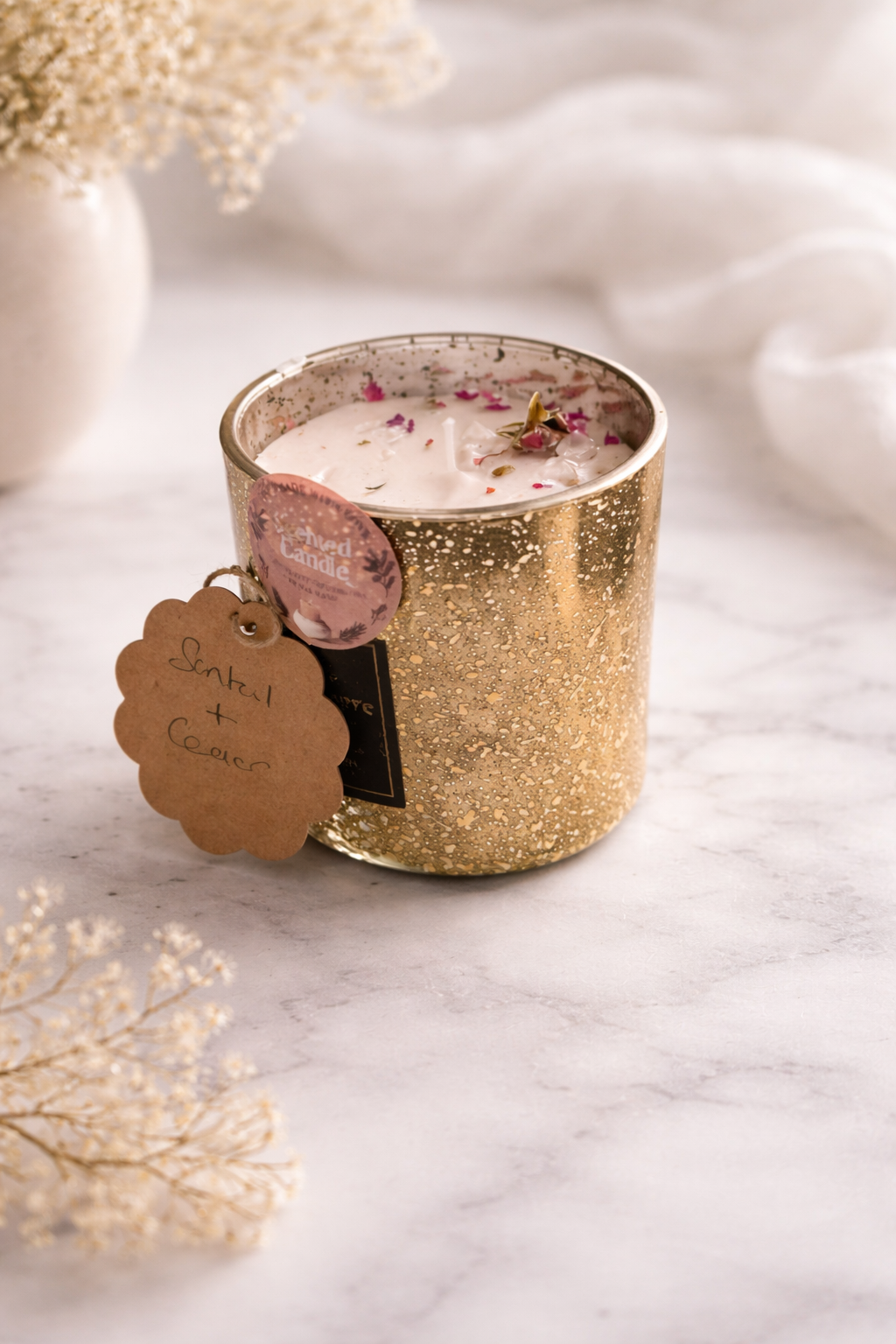 Santal and Cedar in White, Blue or Gold Glitter The Last Form Collection