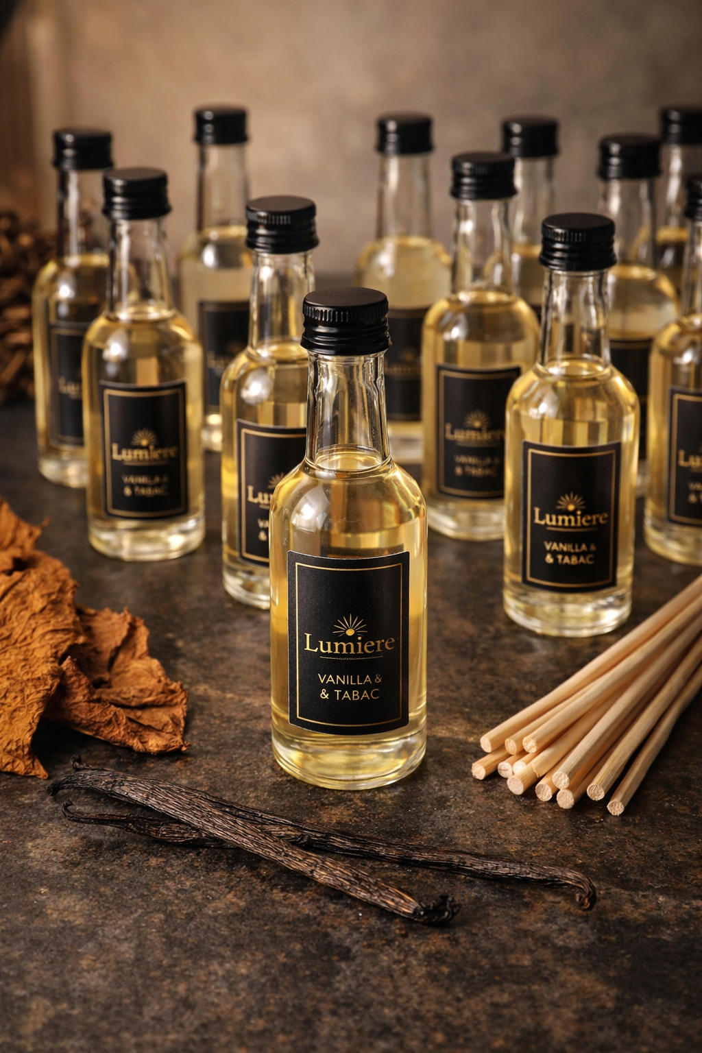 Vanilla and Tabac Noir Reed Diffuser Oil 200ml